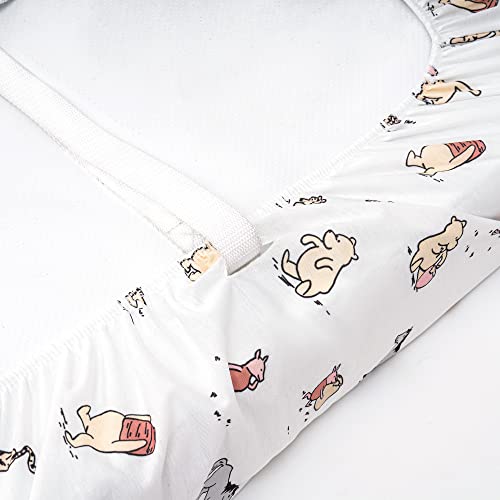 TILLYOU Changing Pad Cover Set in Soft Jersey Material - Fits 32"/34''x16 Contoured Pad for Babies, Bear Forest & Light Gray