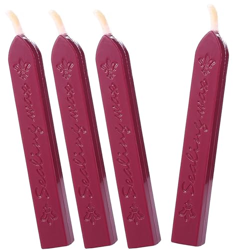 saizone Cire Sceau,Cire à Cacheter,Bâtons de Cacheter avec Mèches,Antique d'Étanchéité pour Manuscrit Feu,pour Rétro Timbres,Cachetage D'invitation...