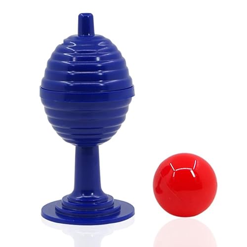 1set Ball and Vase (Height 10cm) Magic Tricks Red Ball Disappearing and Reappearing Magic Close-up Street Illusions Gimmicks Accessories Comedy Props Easy to Do