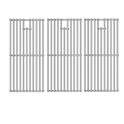 KIKIBRO 17/17.5 Inch Stainless Steel Cooking Grates for Charbroil Commercial Infrared 463355220 463242516, Cooking Grids for Weber Spirit E/S-310, 320, 330 Replacement Parts