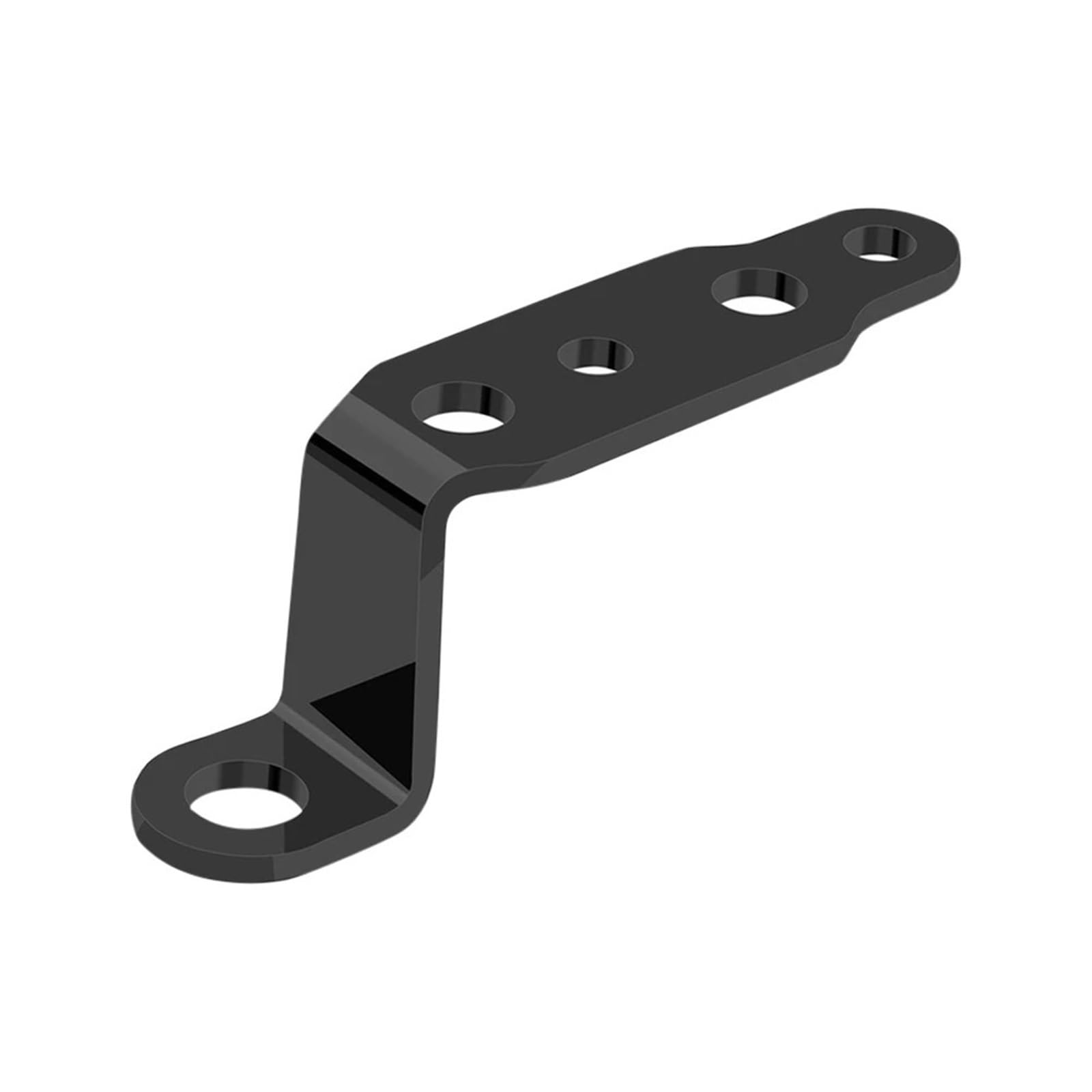 Bracket Light Multifunction Motorcycle Modification Accessories Head Light Brackets Rearview Mirror Lamp Extension(Black)