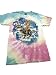 Tie Dye Kitty Cat With Ice Cream Cone Riding A Unicorn Cat Graphic Shirt (Large 42/44)