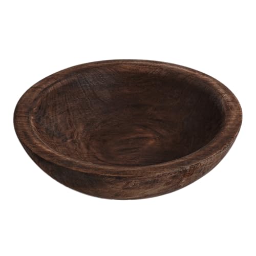 RUIRUICO Hand Carved Wooden Decorative Bowl for...