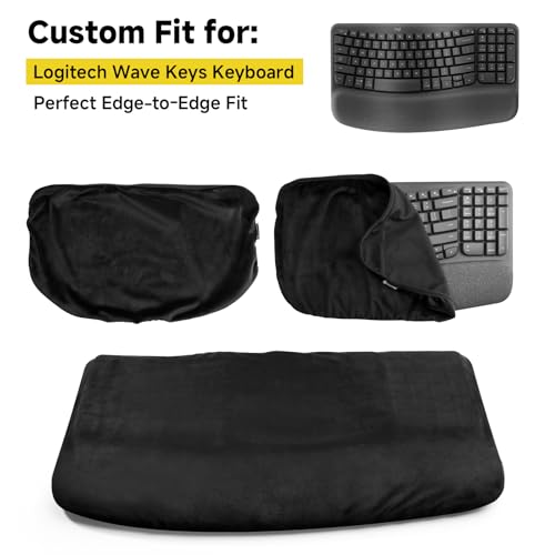Protector de teclado para Logitech Wave Keys ergonómico miniatura 3