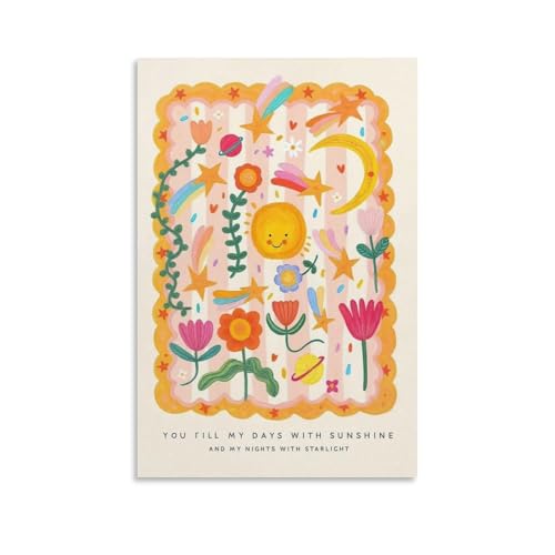 ct̃JtȉԂ̎q|X^[ LoX |p ǃA[g 摜   Q  z[[N24x36inch(60x90cm)