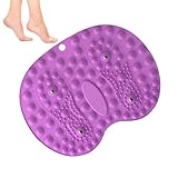 Akupoint Massagematte, magnetische Fußmatte, doppellagig, dicke Fußform, Bodenmassagematte für Männer