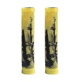 2 x Gummi-Lenkergriff-Abdeckung für Rennrad, MTB, Fahrrad, Gelb, 160 x 22,2 mm