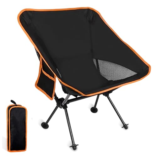 TUZHE Sedia da campeggio pieghevole da campeggio con borsa per il trasporto, sedia da campeggio per picnic, pesca, escursionismo