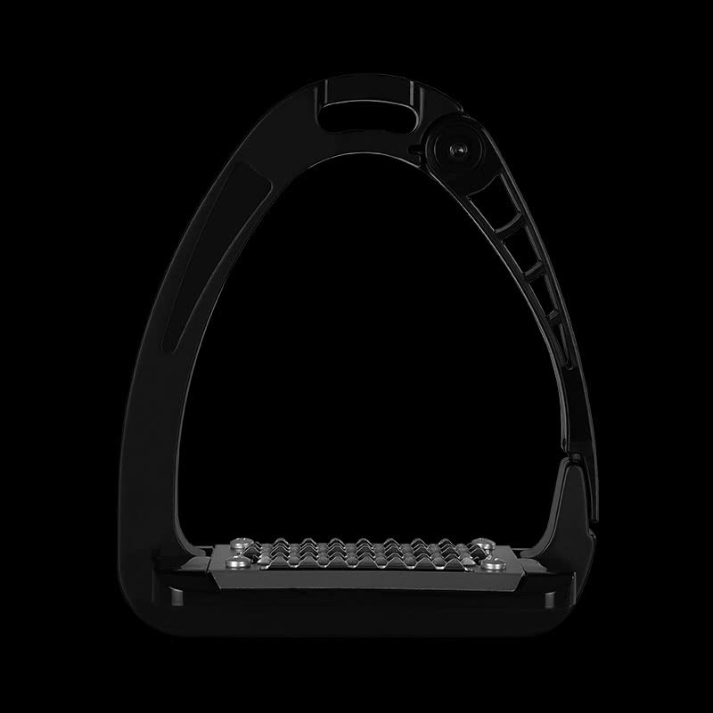 Acavallo Étrier de sécurité Arena Alupro en plastique, couleur: noir