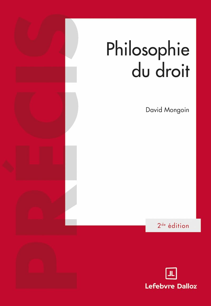 Philosophie du droit : Mongoin, David: Amazon.com.be: Boeken