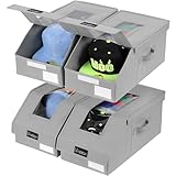 Photo Gallery vaesida organizzatore portacappelli 4 pezzi, scatola trasparente con rinforzo in cartone, contenitore per fino a 56 cappelli da baseball, ideale per armadio, scaffale, guardaroba Photo Gallery vaesida organizzatore portacappelli 4 pezzi, scatola trasparente con rinforzo in cartone, contenitore per fino a 56 cappelli da baseball, ideale per armadio, scaffale, guardaroba