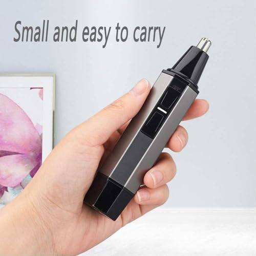 Rechargeable-2-in-1-Nose-Hair-Trimmer-for-Men-Waterproof-Nose-and-Ear-Clipper-with-Flashlight-Portable-Facial-and-Eyebrow-Hair-Trimmer-Easy-to-Use-and-Clean-Razor