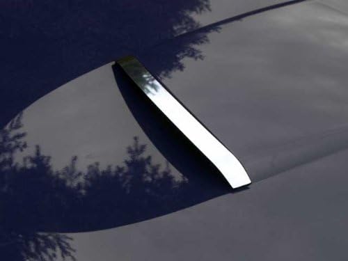 QAA Is Compatible with 2002-2004 Ford Thunderbird 1 Piece Stainless Hood Accent Trim, Scoop HT43670