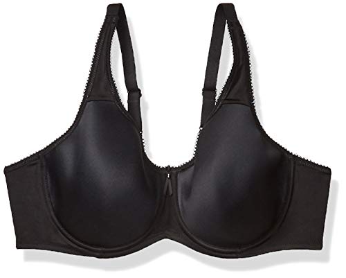 Wacoal Womens Basic Beauty Contour T-Shirt Bra, Black, 38DDD