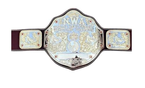NWA Big Gold Championship Belt Adult Size belt for Men Women