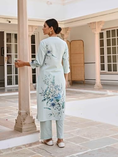 Image of Kalaanj Women Women Rayon Blend Kurta Set