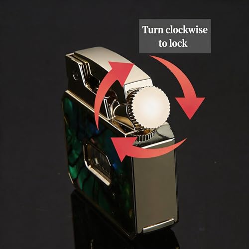 Encendedor Vintage Metal con Diseño Egipcio Acient Silver miniatura 4