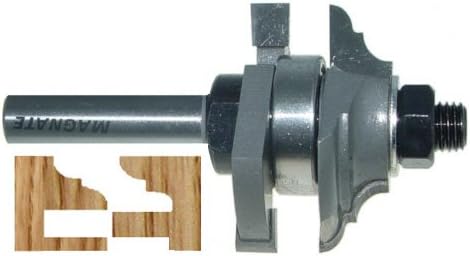 Magnate 9009 Reversible Stile & Rail Router Bits - Cove & Bead Profile; 7/8" Cutting Height