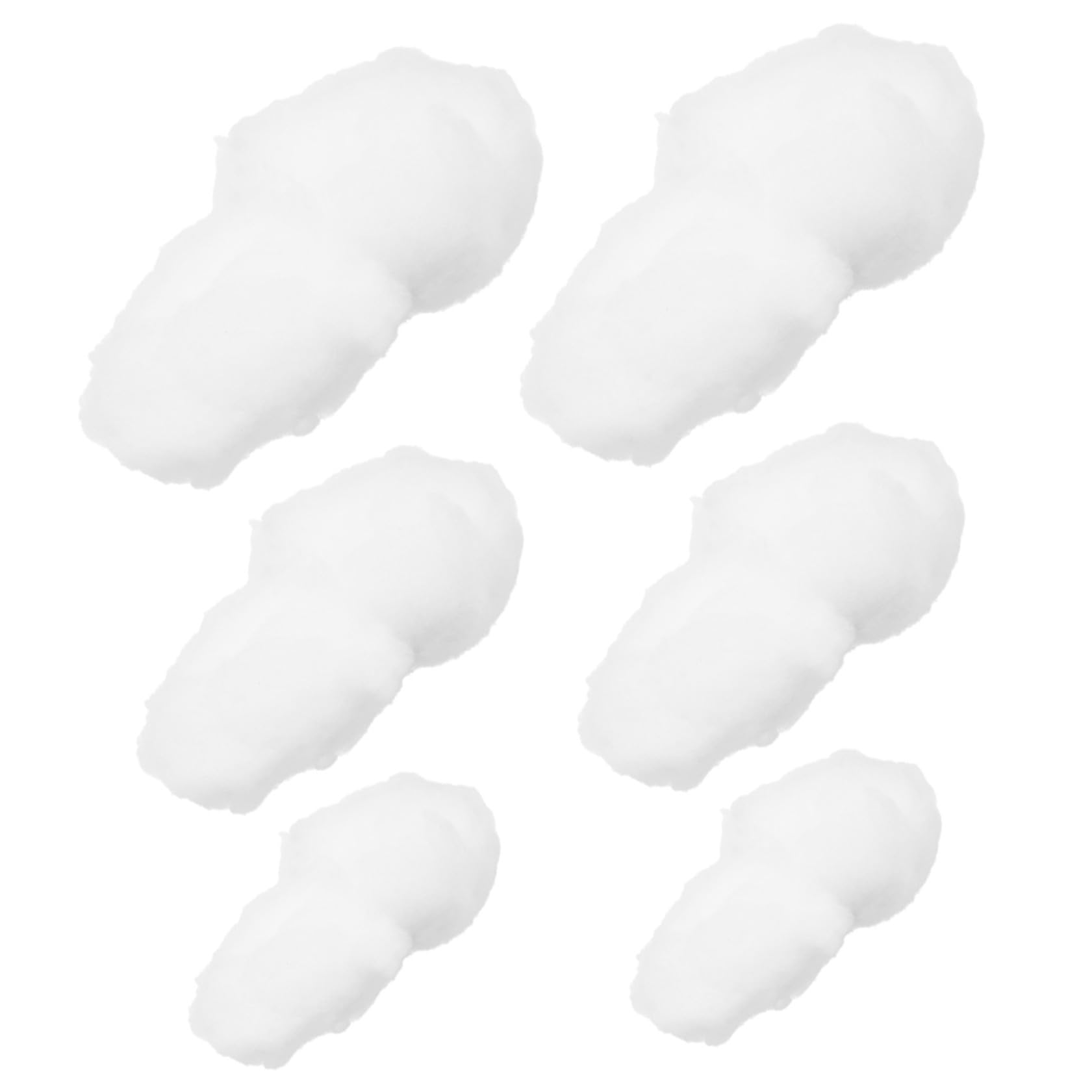 Nuages blancs décorations suspendues ornement haut de gamme en coton
