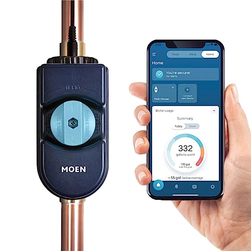 Moen 900-001 Flo Smart Water Monitor And Automatic Shutoff Sensor For 3/4-Inch Diameter Pipe #TOP1