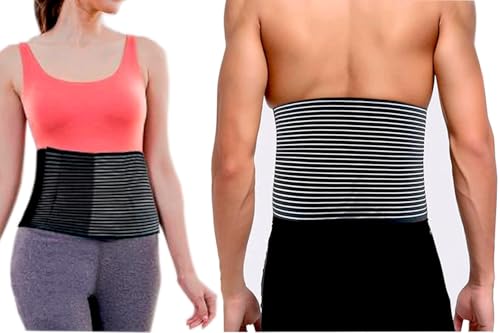Chest Support Bandage, Rib Compression Wrap for Post Surgery Support​, Elastic Chest Binder Brace for Pain Relief, Breathable Rib Belt for Men and Women image 4