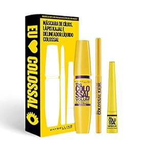 KIT COLOSSAL MAYBELLINE NY - Máscara + Delineador + Lápis - 10 41EsBJMGVsL. SS300
