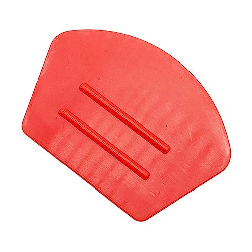 Happyyami 2Pcs Car Window Film Decal Squeegee Set Ultrathin Plastic Felt Scraper Tool for Film Application Soft Flexible Auto Film Finishing Tool Red