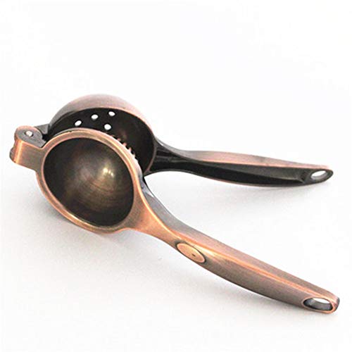 Mini Zitrone Clip, tragbare Hand-Zink-Legierung umweltfreundliche Entsafter Obst Haushalt Entsafter einfache antike Kupfer leicht zu reinigen