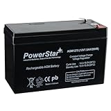 WKA12-7.5F Sealed Battery Replacement 12V 7.5ah Battery F2 with 2 Year replacement warranty
