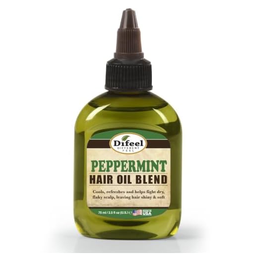 Difeel Premium Natural Hair Oil - Peppermint Oil 2.5 ounce