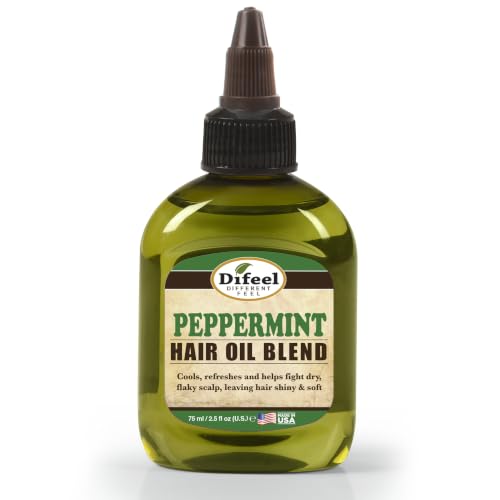 Difeel Premium Natural Hair Oil - Peppermint Oil 75 milliliters