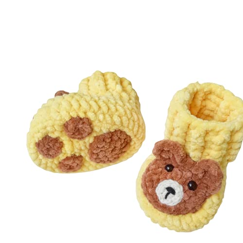 Handmade crochet baby footwear trendy kids shoes