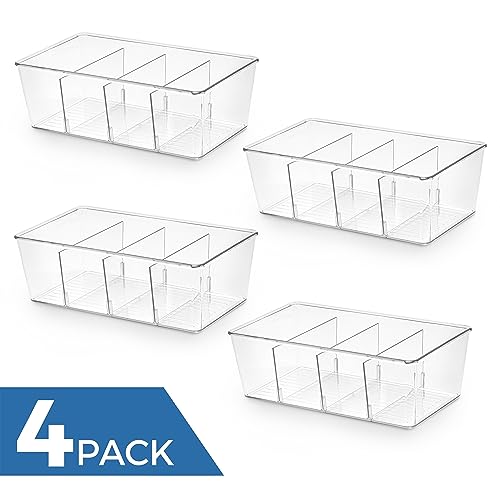 Kitchen-Pantry-Organizers-and-Storage-Bins-4-Pack-Clear-Kitchen-Storage-Containers-for-Packets-Pouches-Spices-and-More-Stackable-Snack-Storage-Organizer-for-Fridge-and-Cabinet-Resilient-Home
