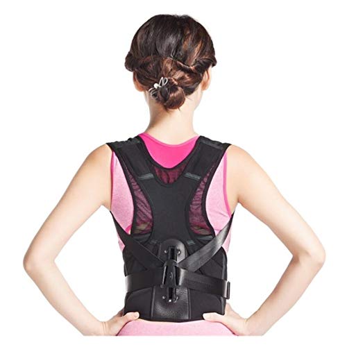 Correcteur de dos et ceinture lombaire réglable noir XXXL