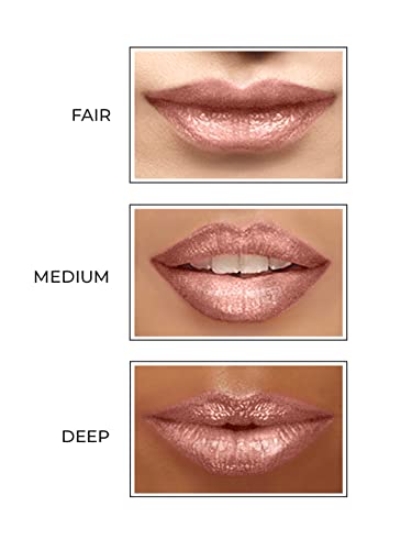 Image of STARSTRUCK BY SUNNY LEONE Glossy Liquid Lip Color, Nude Color | Highly Pigmented, Hi-Shine & Non-Sticky Formula | Lip Gloss For Girls, Women | Champagne Sparkle