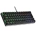 Cooler Master SK620 Clavier Gaming, Configuration Compacte 60%, Switches Mécaniques Low-Profile, Rétroéclairage RGB par Touche, Commandes à la Volée, Compatible macOS/Windows, AZERTY FR, Gris