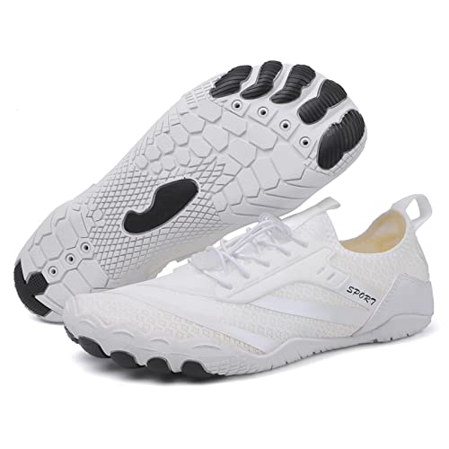 Aonetiger Zapatos De Agua Hombre Mujer Barefoot Zapatillas De Deportes Acuaticos Transpirable Ligeras Secado Rápido Descalzos Trail Calzado Para Fitness Playa Vela Snorkel S Blanco,38eu Aonetiger Zapatos De Agua Hombre Mujer Barefoot Zapatillas De Deportes Acuaticos Transpirable Ligeras Secado Rápido Descalzos Trail Calzado Para Fitness Playa Vela Snorkel S Blanco,38eu