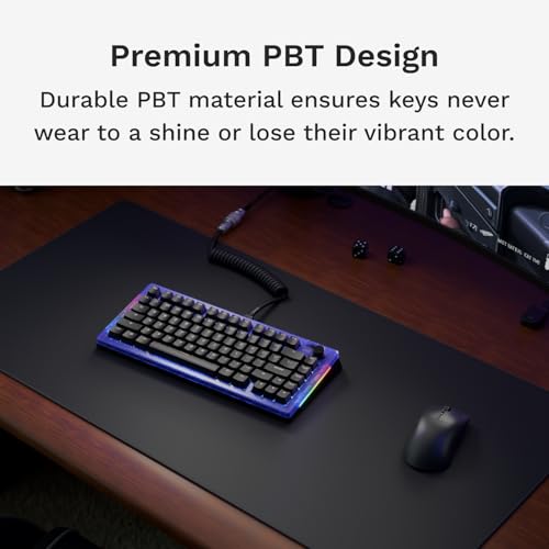 Image of GLORIOUS Gaming - GPBT Basics (PBT Keycaps), Classic Black, No Fade Dye-Sublimated, for Custom Mechanical Keyboards, Fits 100%, 75% 65% 60%, Fits ANSI & ISO, Supports Windows & macOS - English (US)