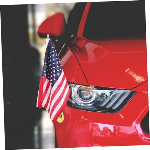 1 Conjunto mastro de bandeira para montagem em carro suporte de mastro bandeiras mastro de bandeira