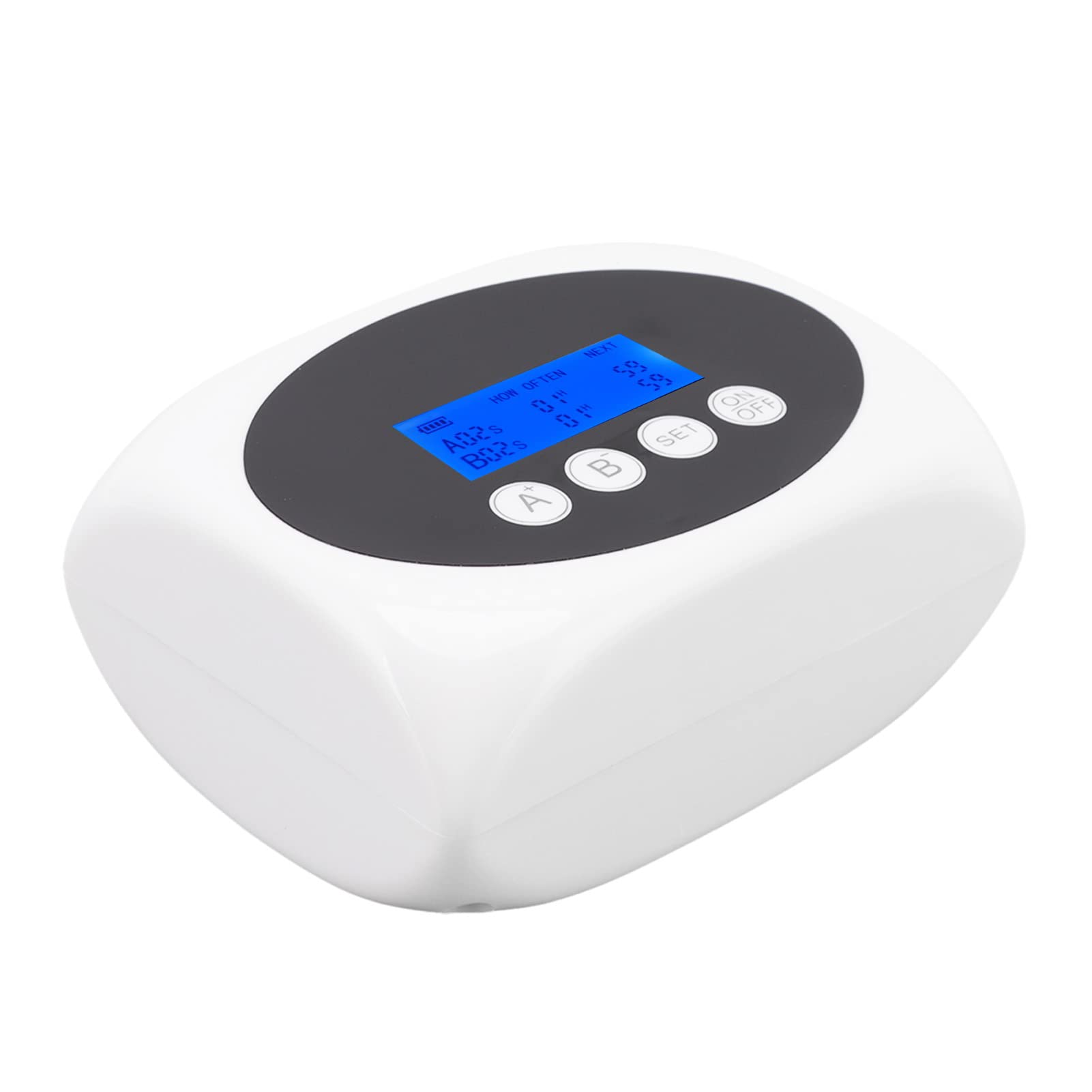 di Irrigazione Automatico Irrigatore Temporizzato a Doppia Pompa Timer Programmabile Ad Energia Solare con Grande Schermo e Tubo da 10 M per Irrigazione di Piante in Vaso da