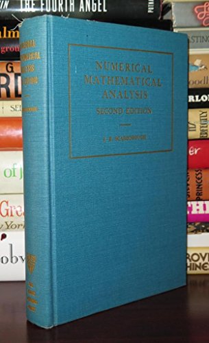 Numerical Mathematical Analysis B0000CHX7J Book Cover
