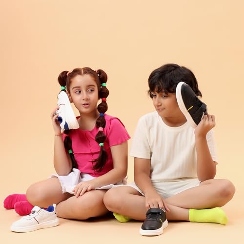 Image of TRASE Kids Sneakers for Boys & Girls | Lace-Up Closure | Stylish, Lightweight & Comfortable Unisex Shoes for Outdoor, Casual