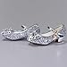 Imagen de TRIWORIAE-Zapatos de Princesa Elegantes para Niñas de Tacón con Lentejuelas Purpurinas para Disfraz