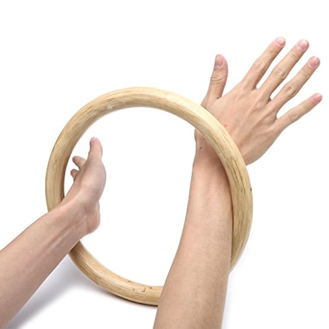 Wing Chun Rattan Ring Natural Wood Rings Wing Chun Kung Fu Wrist Hand Strength Training Equipment Physical Exercise Ring