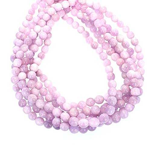 Kunzite lavande 9-10mm haut de gamme, perles semi-rondes pour joaillerie