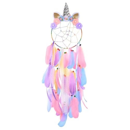Image of QtGirl Unicorn Dream Catcher for Kids Girls Toddler Bedroom Wall Decor
