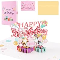Amazon | WD&CD バースデーカード 立体 誕生日カード メッセージカード