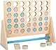 small foot Vier in Einer Reihe XXL Active aus Holz, Spielklassiker in riesig für den Garten, 12031