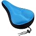 [SALE]Bike Saddle Cover/Bicycle Seat Cover,ViMall Unisex Comfortable Silicone&Memory Foam Pad Soft Gel Relief Cycling Bicycle Bike Saddle Seat Cushion Pad Cover for Mountain/Road Biking&Ride (Blue)