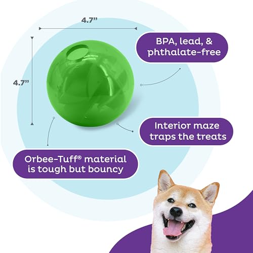 Outward-Hound-by-Planet-Dog-Mazee-Puzzle-Ball-Interactive-Treat-Dispensing-Dog-Toy-Green Outward Hound by Planet Dog Mazee Puzzle Ball Interactive Treat Dispensing Dog Toy Green